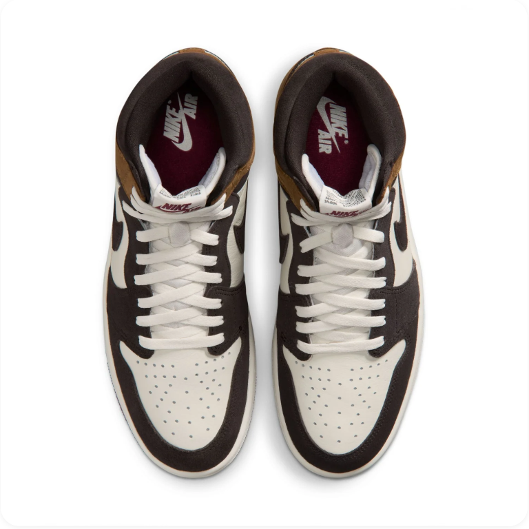 Air Jordan 1 Retro High OG – Dark Mocha/White/Wheat/Team Red
