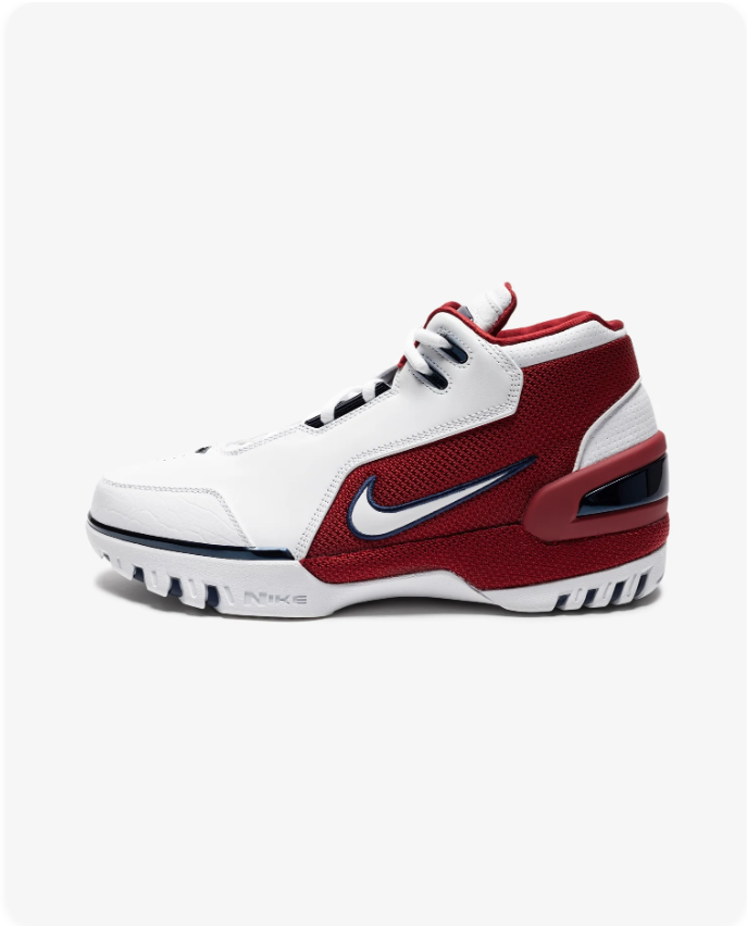 Nike Air Zoom Generation – White/Varsity Crimson/Navy (First Game)