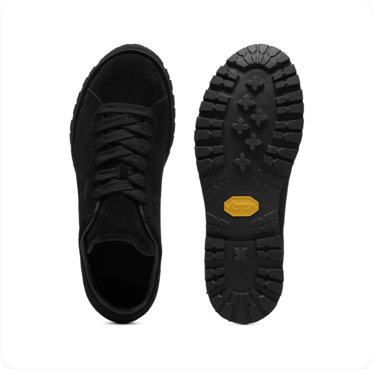 Puma Roma Lug Suede – Triple Black