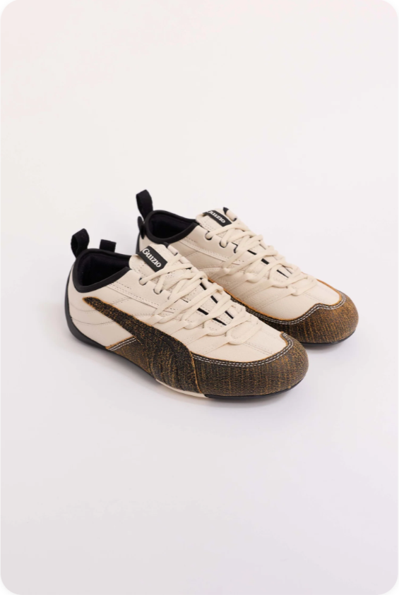 Puma x Guizio Speedcat – Cream/Dark Olive/Black