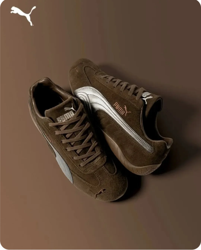 Puma Speedcat – Dark Chocolate/Silver