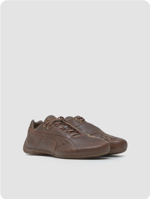 Puma Speedcat – Chocolate Brown/Gold Stud