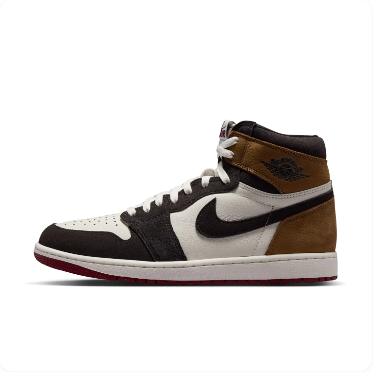Air Jordan 1 Retro High OG – Dark Mocha/White/Wheat/Team Red