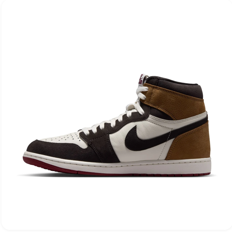 Air Jordan 1 Retro High OG – Dark Mocha/White/Wheat/Team Red