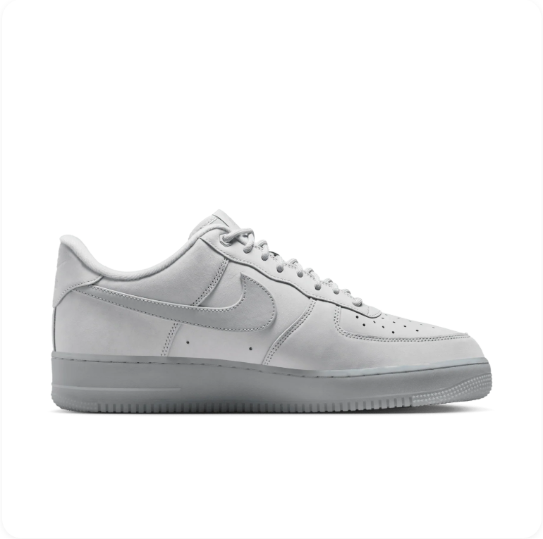 Nike Air Force 1 '07 – White/Wolf Grey (Icy Sole)