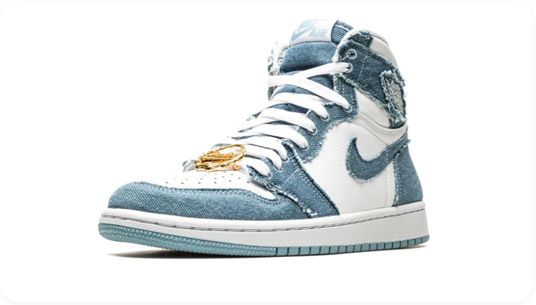 Air Jordan 1 Retro High OG – Denim/White/Gold