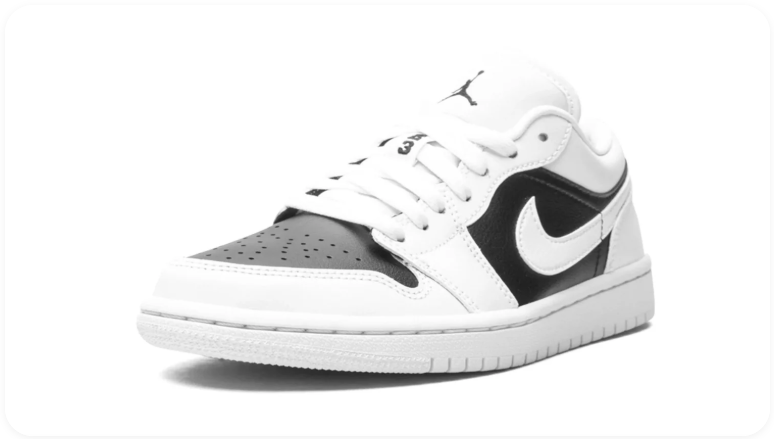 Air Jordan 1 Low – White/Black/Shadow Grey