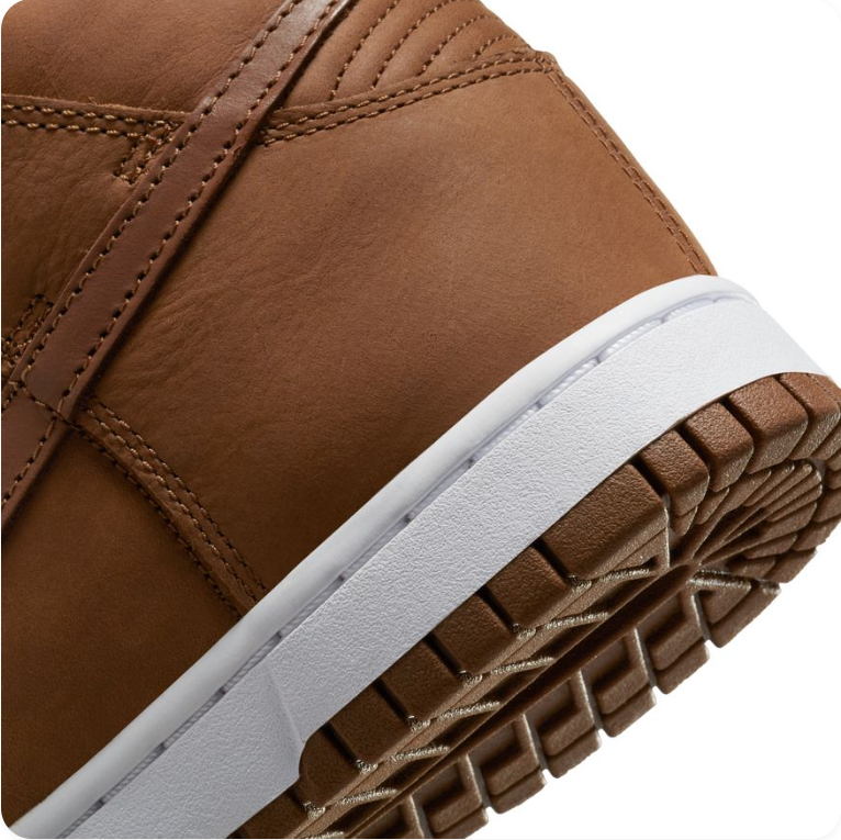 Nike Dunk High – Pecan/White (Premium Leather)