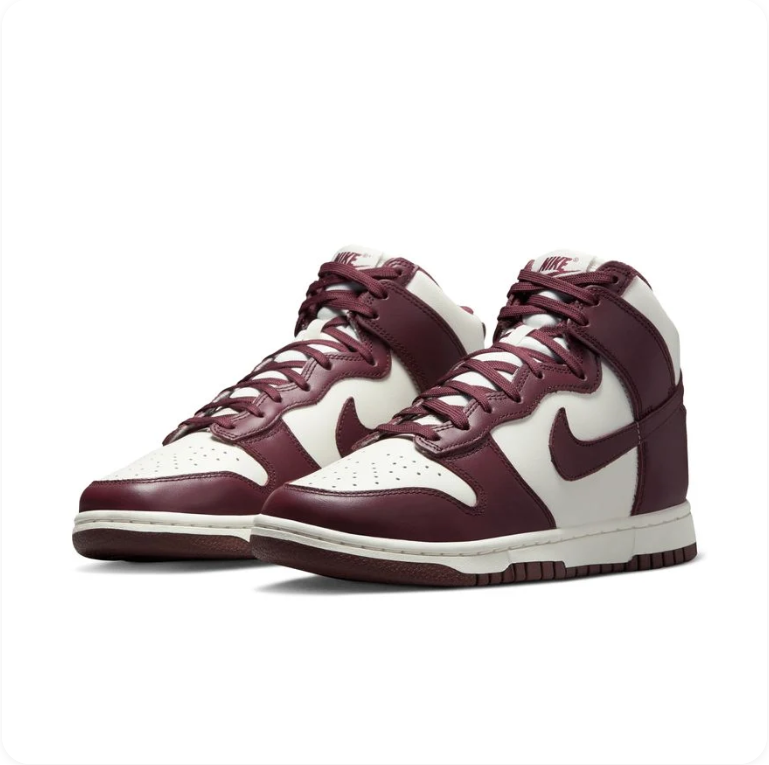 Nike Dunk High – Sail/Dark Raisin