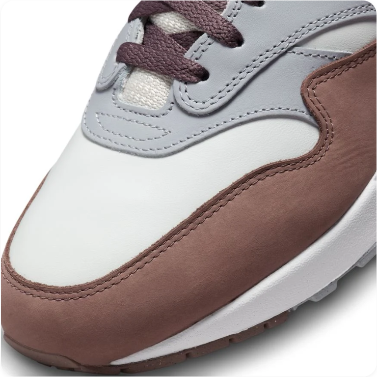 Nike Air Max 1 – Ironstone/Chocolate Brown/University Red