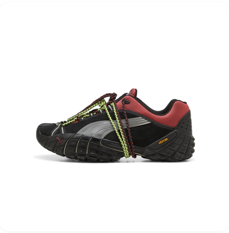 Puma x Vibram Fast-Trac Nitro – Black/Red/Lime