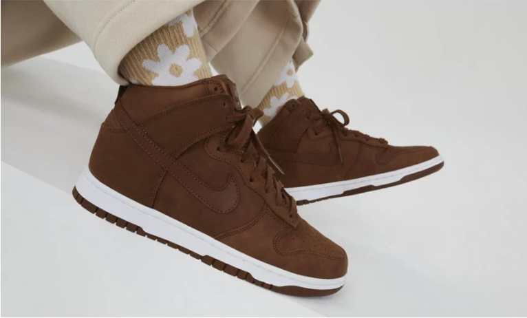 Nike Dunk High – Pecan/White (Premium Leather)