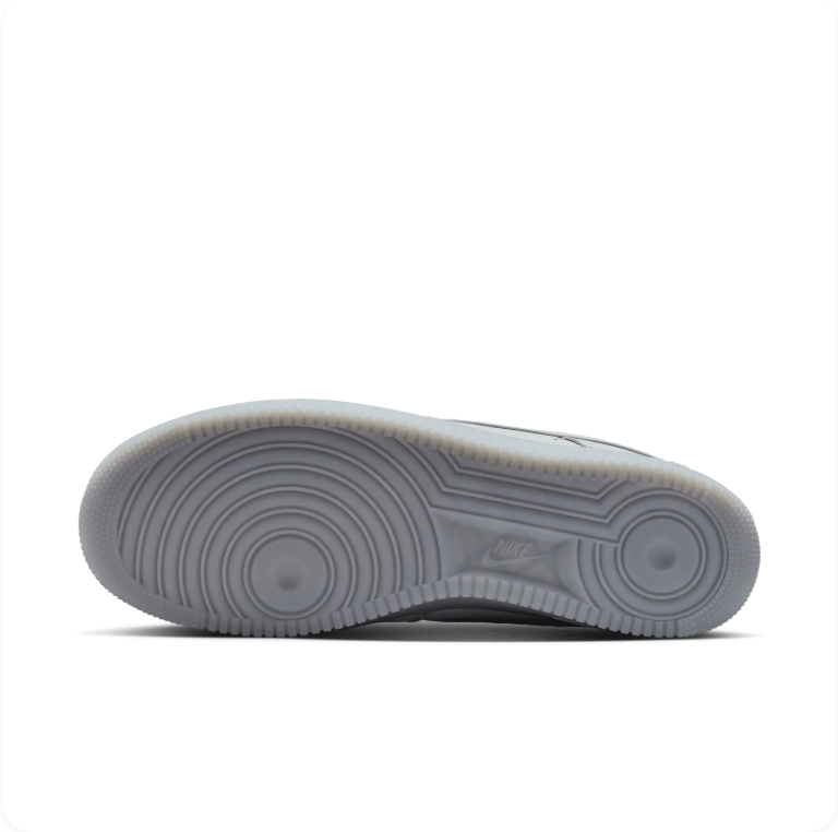 Nike Air Force 1 '07 – White/Wolf Grey (Icy Sole)