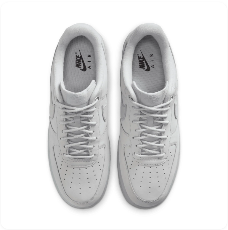 Nike Air Force 1 '07 – White/Wolf Grey (Icy Sole)