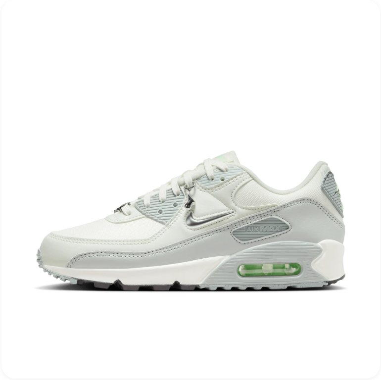 Nike Air Max 90 SE – Summit White/Photon Dust/Lucky Green