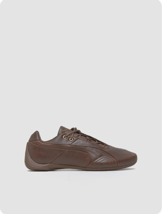 Puma Speedcat – Chocolate Brown/Gold Stud