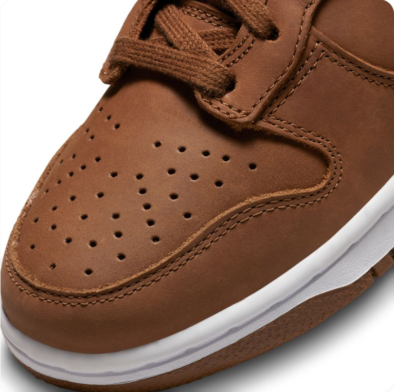 Nike Dunk High – Pecan/White (Premium Leather)