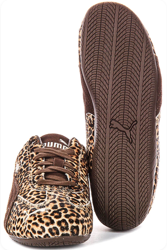 Puma Speedcat OG – Leopard Print/Dark Chocolate
