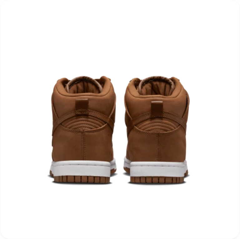 Nike Dunk High – Pecan/White (Premium Leather)