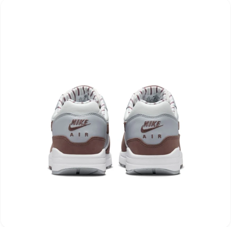 Nike Air Max 1 – Ironstone/Chocolate Brown/University Red