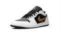 Air Jordan 1 Low – White/Black/Metallic Gold