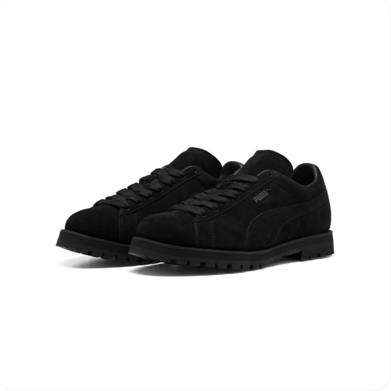 Puma Roma Lug Suede – Triple Black