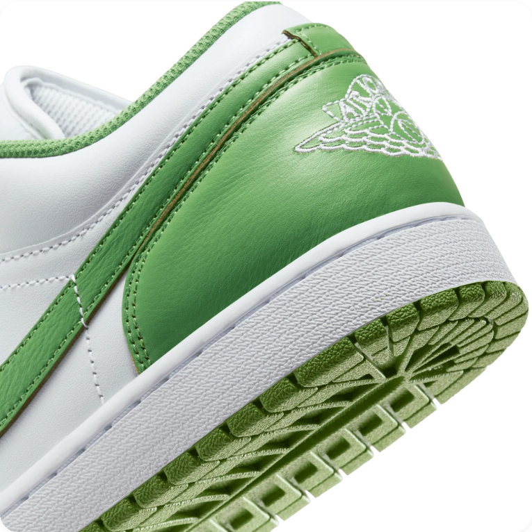 Air Jordan 1 Low – White/Chlorophyll