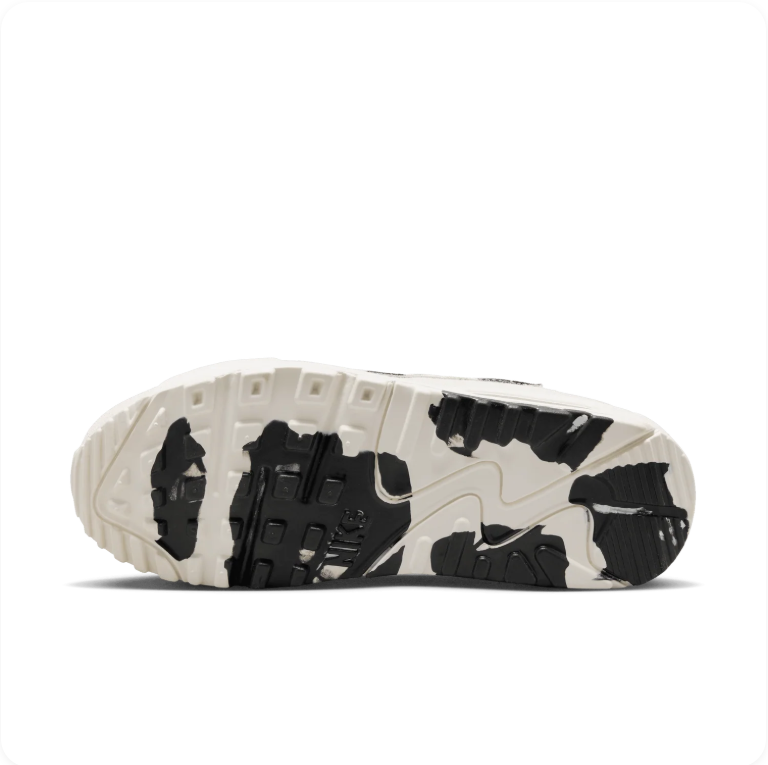 Nike Air Max 90 Futura – Sail/Black Cow Print (Women's)