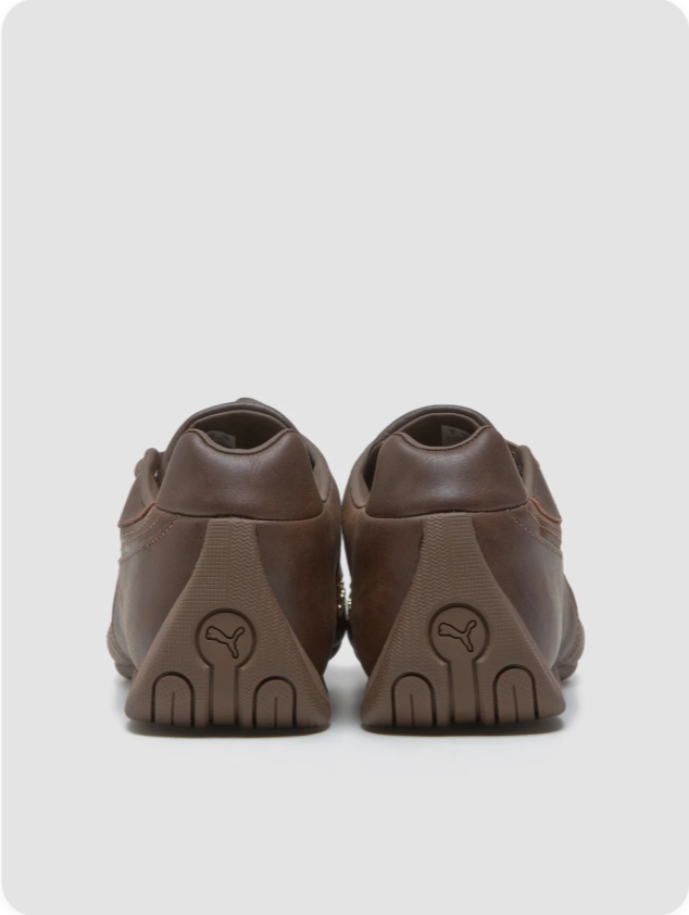 Puma Speedcat – Chocolate Brown/Gold Stud