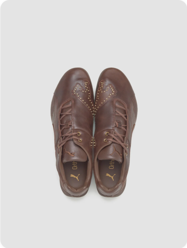 Puma Speedcat – Chocolate Brown/Gold Stud