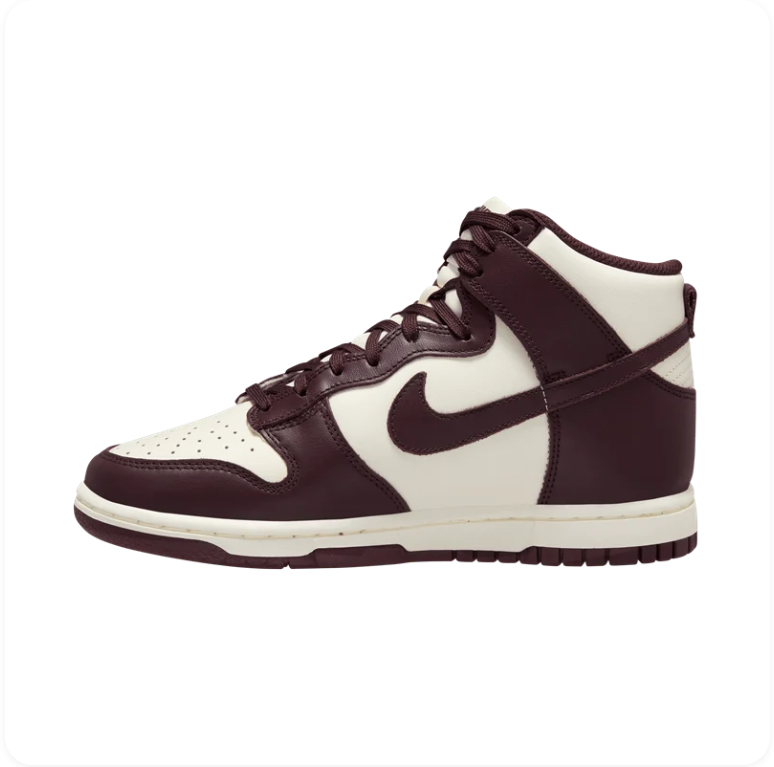 Nike Dunk High – Sail/Dark Raisin