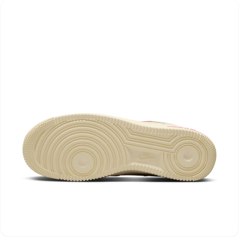 Nike Air Force 1 '07 – Sail/Laser Fuchsia Jewel Swoosh (Women's)