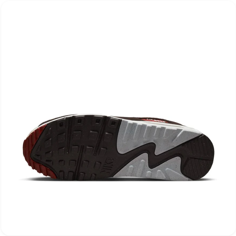 Nike Air Max 90 – Sail/Dark Chocolate/University Red