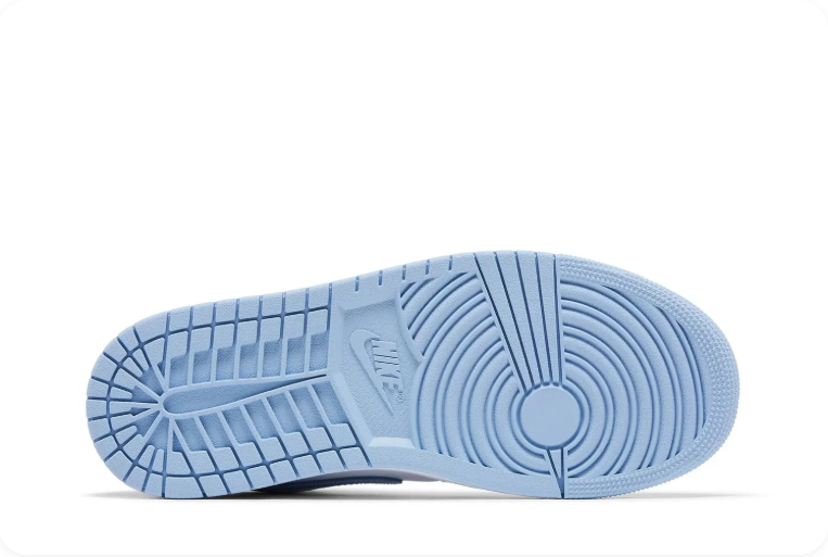 Air Jordan 1 Low – Ice Blue/White/Aluminum