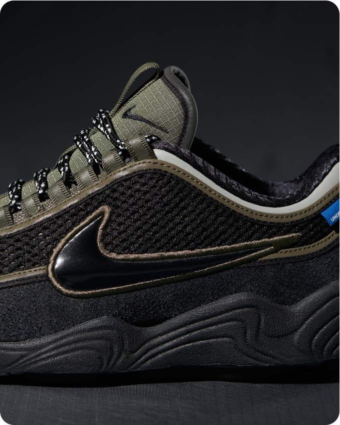Nike Air Zoom Spiridon Ultra GTX – Black/Olive/Orange