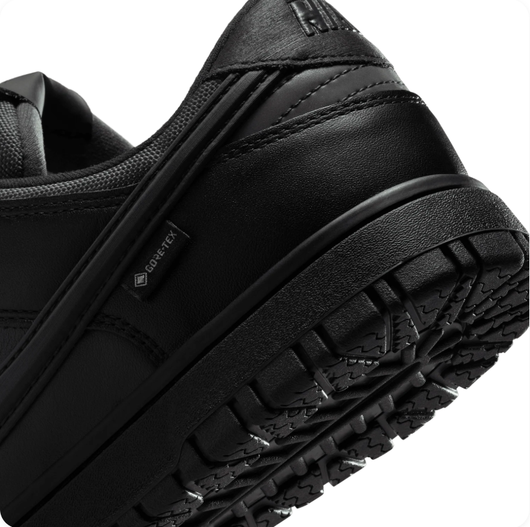 Nike Dunk Low GTX – Triple Black (Gore-Tex)