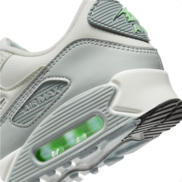 Nike Air Max 90 SE – Summit White/Photon Dust/Lucky Green