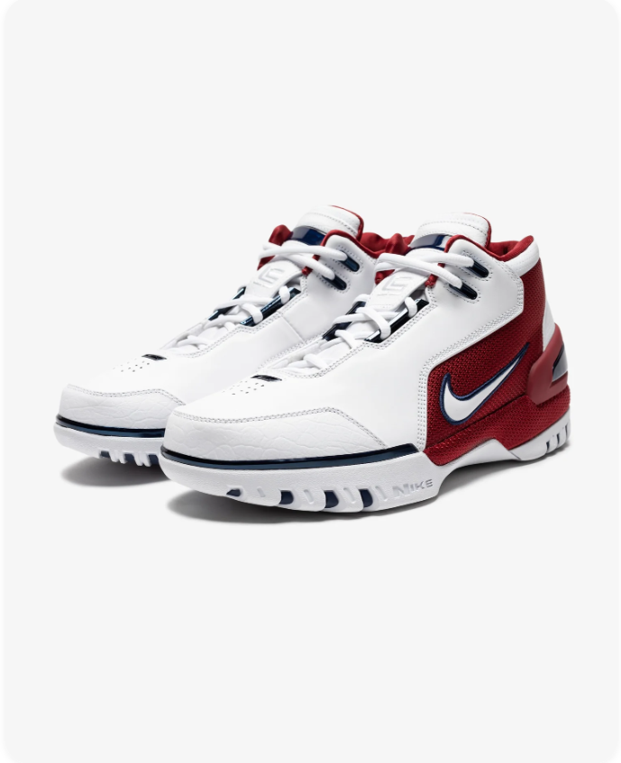 Nike Air Zoom Generation – White/Varsity Crimson/Navy (First Game)