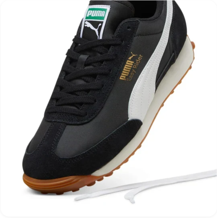 Puma Easy Rider – Black/White/Gum