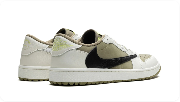 Air Jordan 1 Low Golf – Neutral Olive/White/Black/Volt