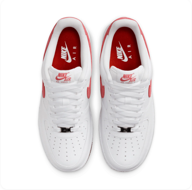 Nike Air Force 1 '07 – White/Team Red