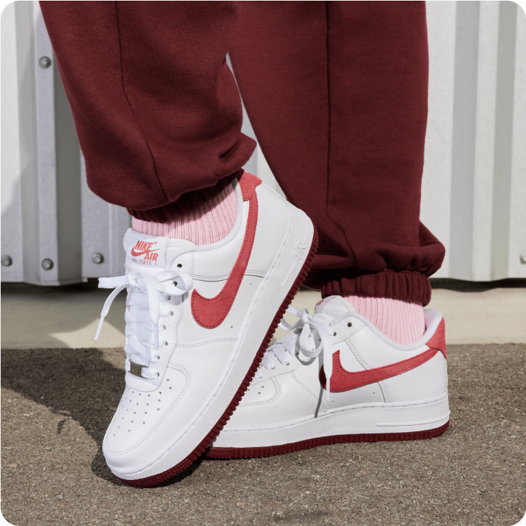 Nike Air Force 1 '07 – White/Team Red