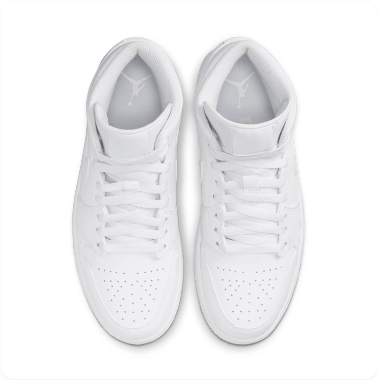 Air Jordan 1 Mid – Triple White