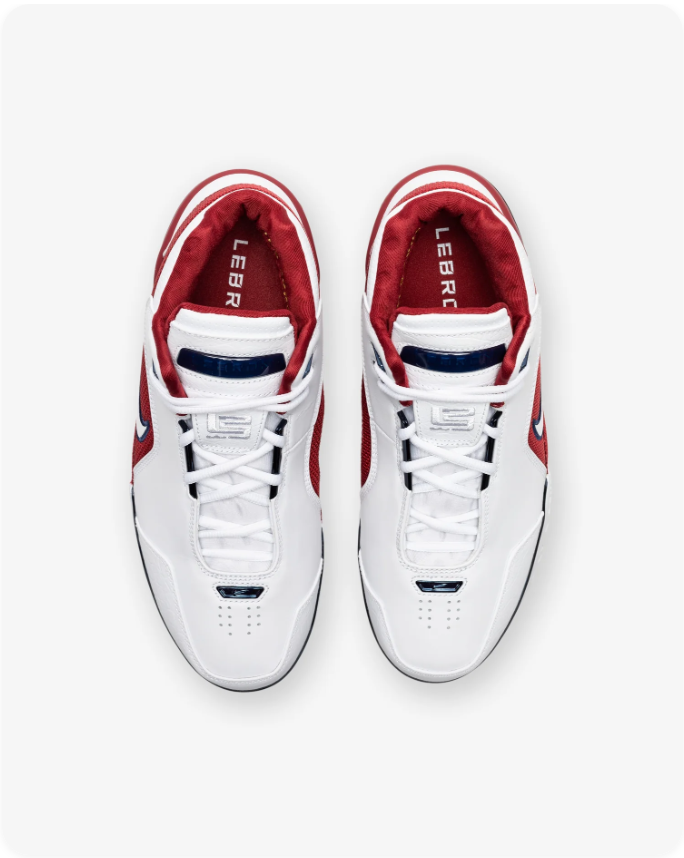 Nike Air Zoom Generation – White/Varsity Crimson/Navy (First Game)