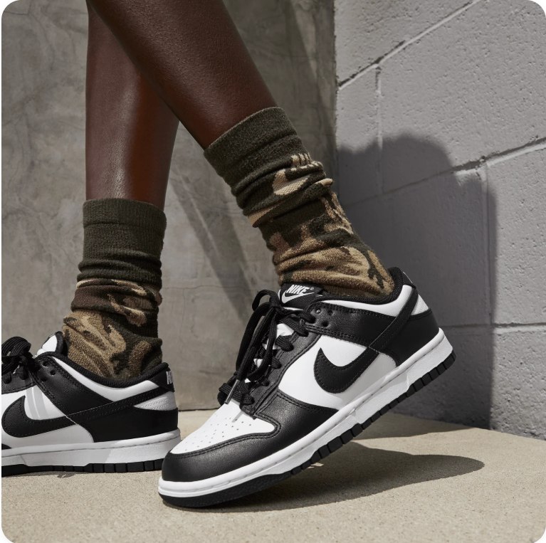 Nike Dunk Low Retro – White/Black (Panda)