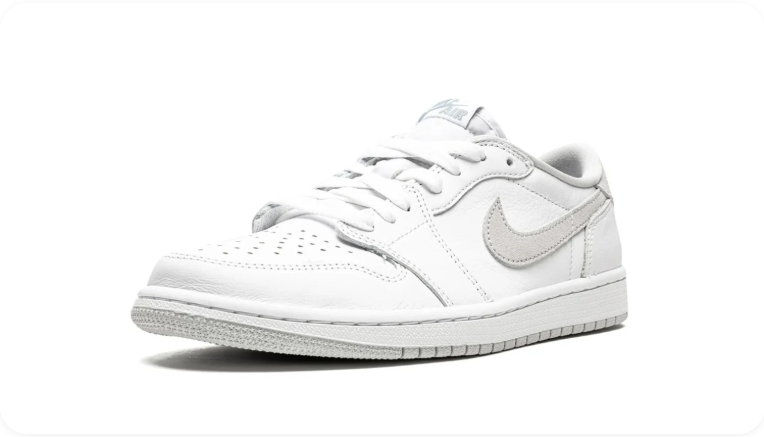 Air Jordan 1 Low OG – White/Neutral Grey