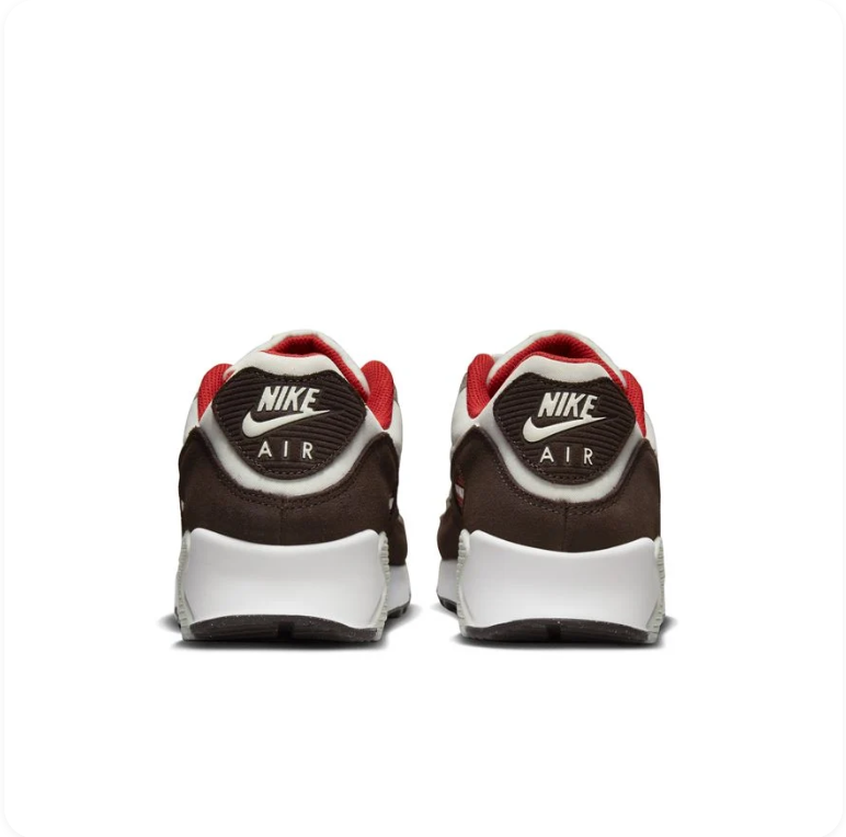 Nike Air Max 90 – Sail/Dark Chocolate/University Red