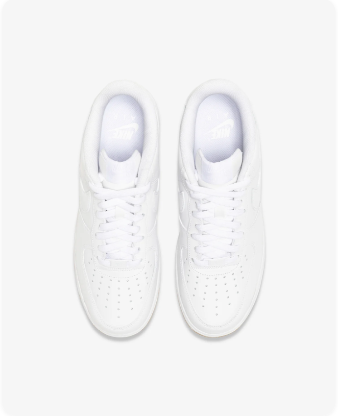 Nike Air Force 1 '07 – White/Gum Light Brown