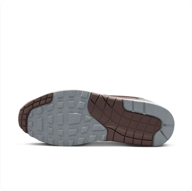 Nike Air Max 1 – Ironstone/Chocolate Brown/University Red