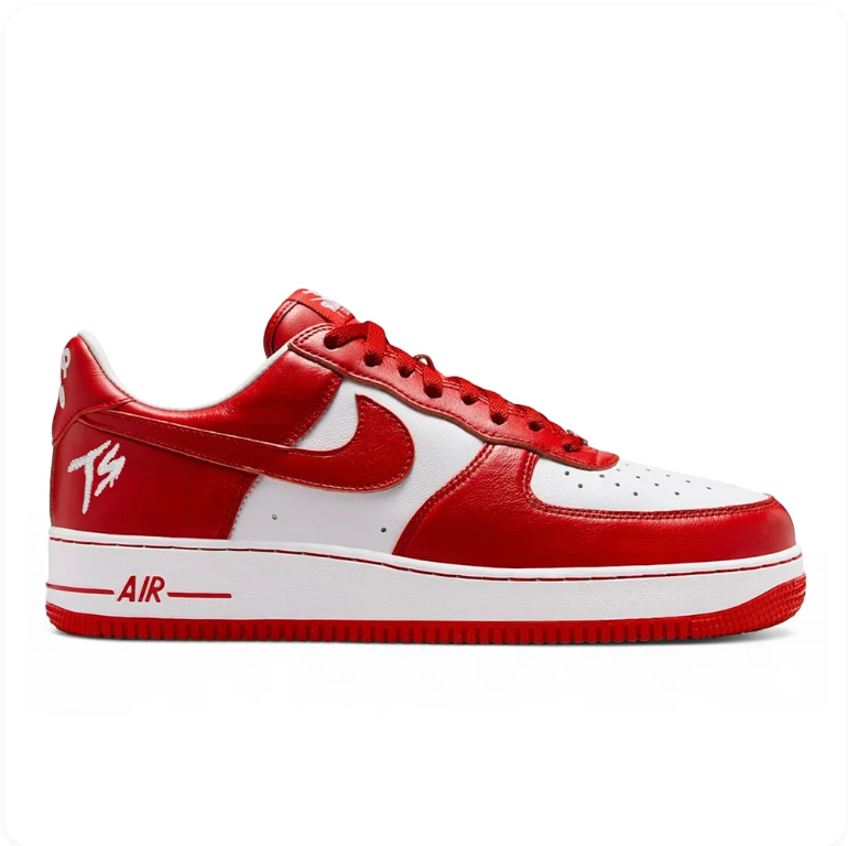 Nike Air Force 1 '07 Low x Travis Scott – Sail/University Red